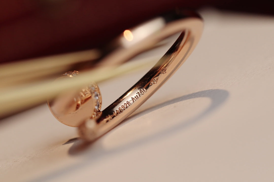[Bijoux Regalia] BAGUE JUSTE 2,65 MM OR ROSE DIAMANT