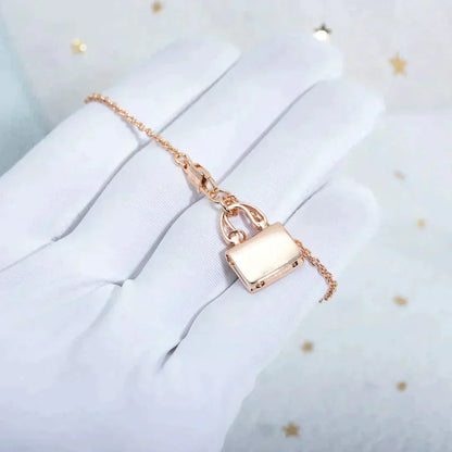 [Bijoux Regalia] COLLIER AMULETTE PÉDANT EN OR ROSE