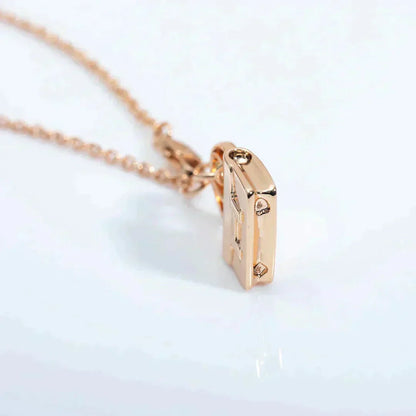 [Bijoux Regalia] COLLIER AMULETTE PÉDANT EN OR ROSE