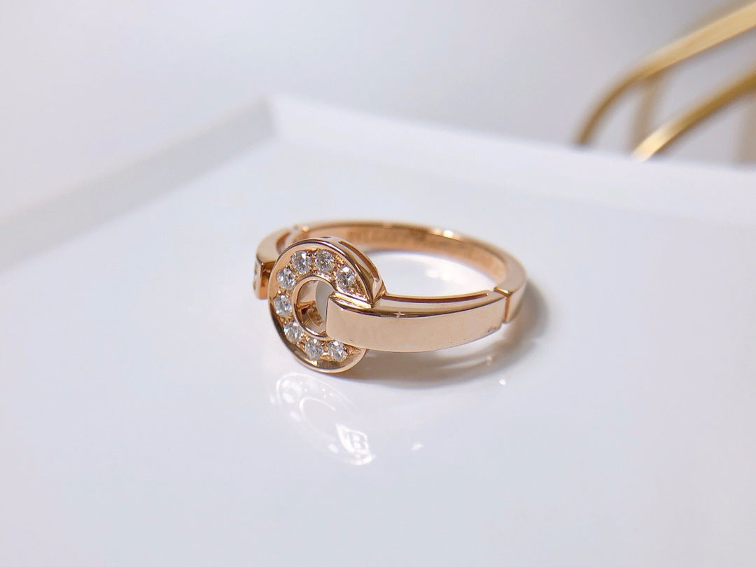 [Bijoux Regalia] BAGUE DE RÊVE DIAMANT OR ROSE
