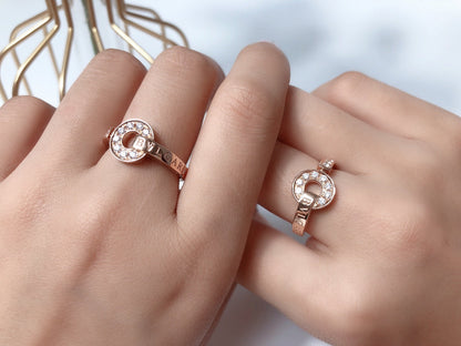 [Bijoux Regalia] BAGUE DE RÊVE DIAMANT OR ROSE