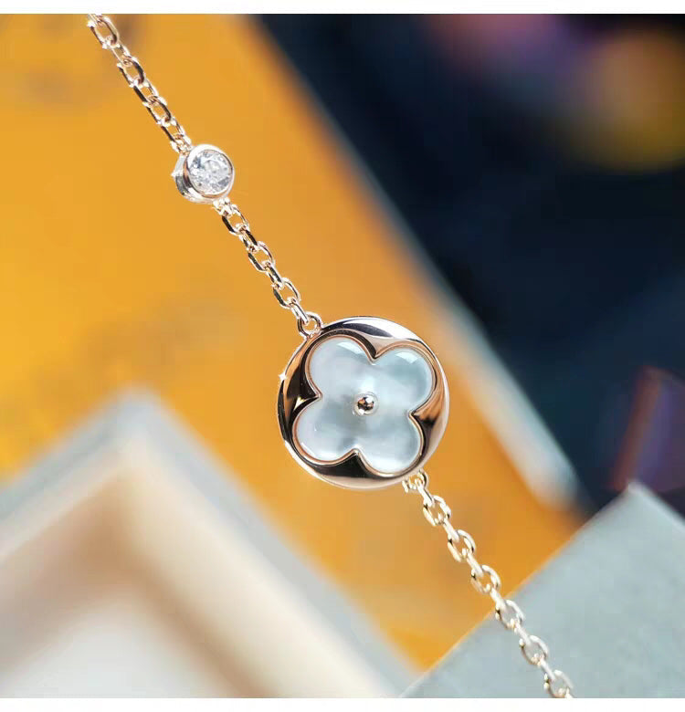 [Bijoux Regalia] COLLIER SUN MOP OR 1 DIAMANT