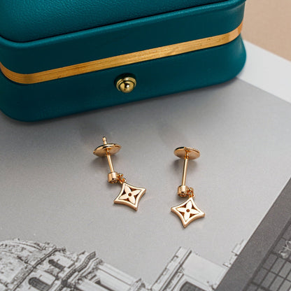 [Regalia jewelry]STAR EARRINGS GOLD