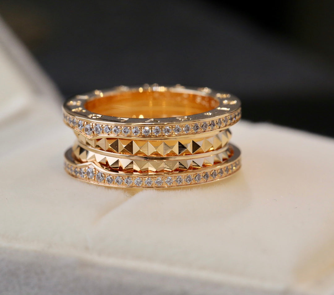 [Joyas Regalia] ANILLO DE ORO CON DIAMANTES ZERO 1