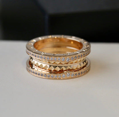 [Joyas Regalia] ANILLO DE ORO CON DIAMANTES ZERO 1