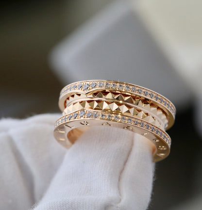 [Joyas Regalia] ANILLO DE ORO CON DIAMANTES ZERO 1