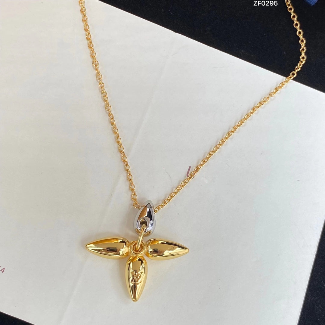 [Bijoux Regalia] COLLIER PÉDANT LOUISETTE EN OR