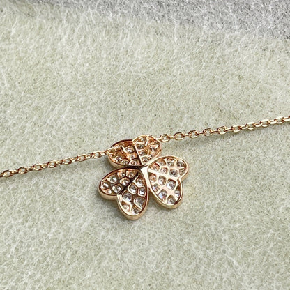 [Joyas Regalia] COLLAR DE DIAMANTES CON FLOR