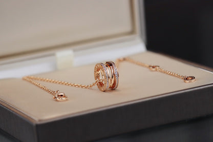 [Bijoux Regalia] COLLIER ZÉRO 1 EN OR ROSE