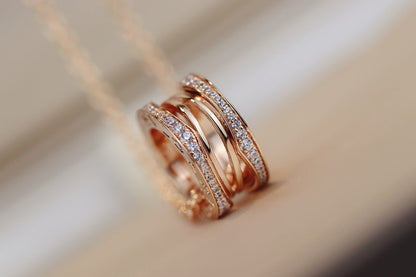 [Bijoux Regalia] COLLIER ZÉRO 1 EN OR ROSE