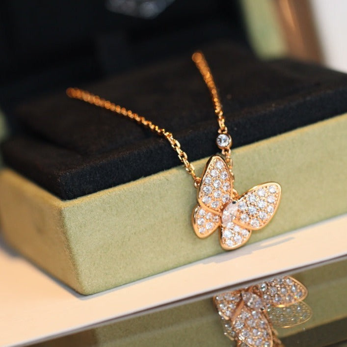 [Bijoux Regalia] COLLIER PAPILLON DIAMANT