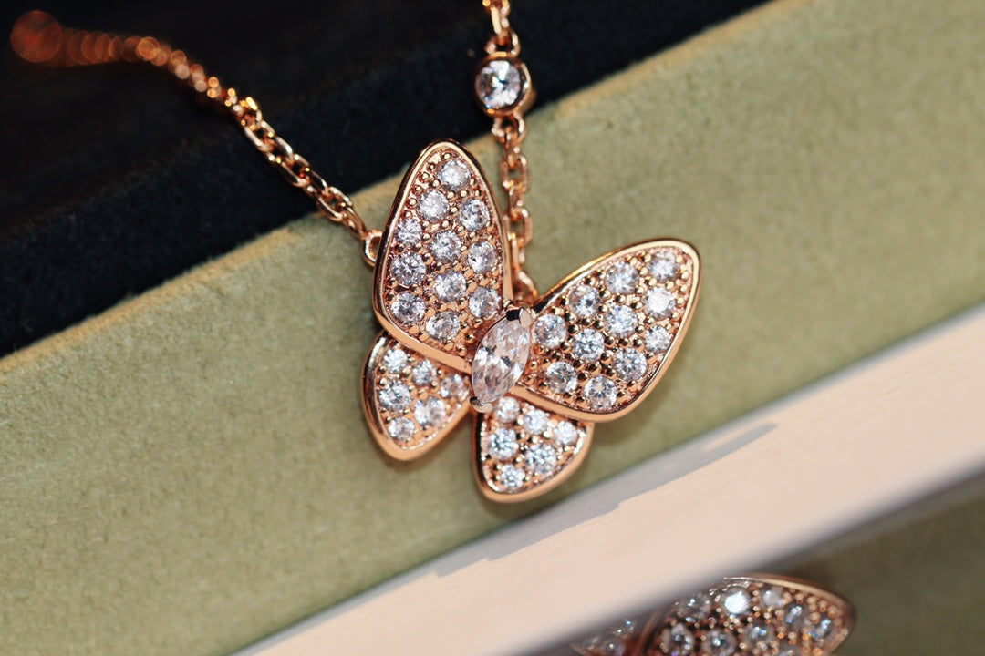 [Bijoux Regalia] COLLIER PAPILLON DIAMANT