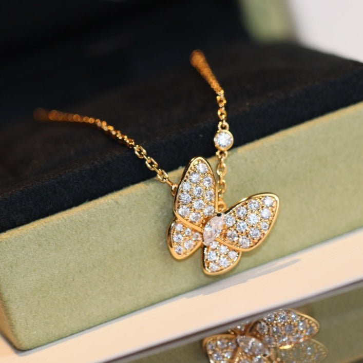 [Bijoux Regalia] COLLIER PAPILLON DIAMANT