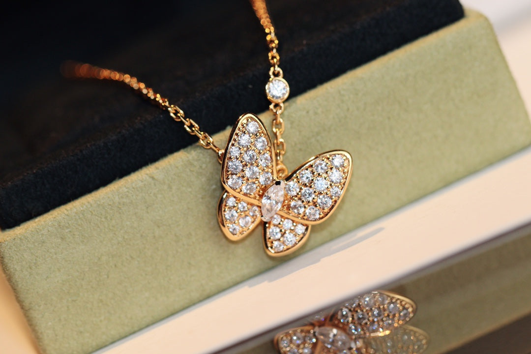 [Bijoux Regalia] COLLIER PAPILLON DIAMANT