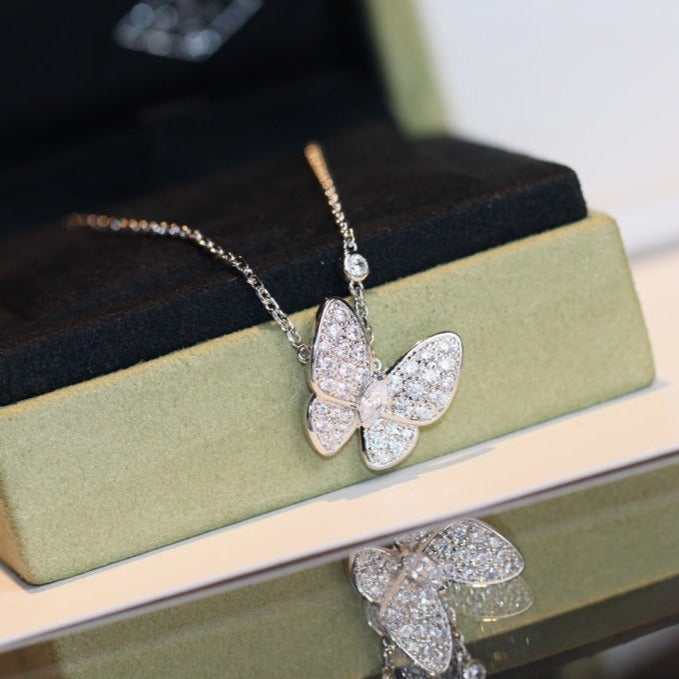 [Bijoux Regalia] COLLIER PAPILLON DIAMANT