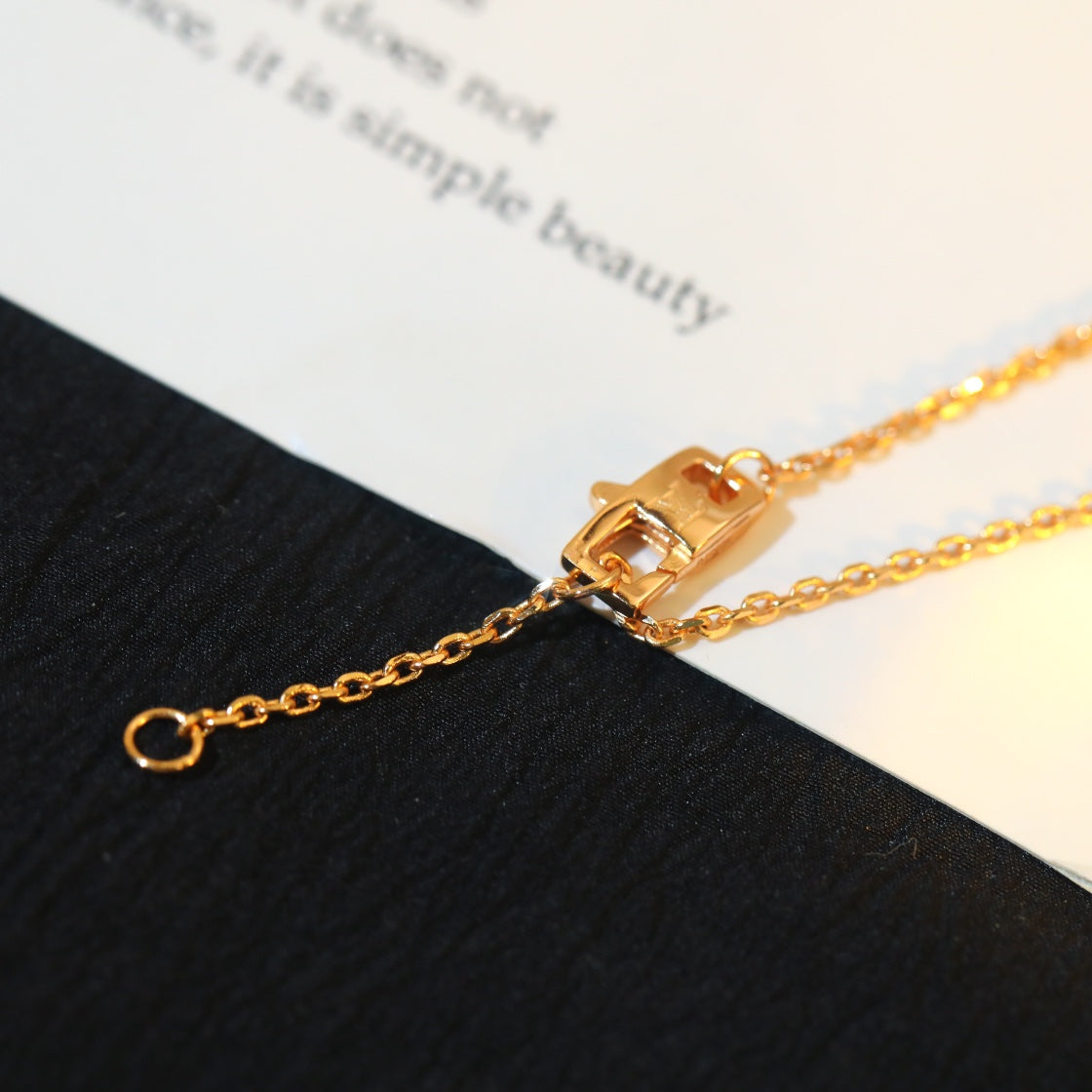 [Bijoux Regalia] COLLIER EN OR ROSE DIAMANT ÉTOILE ET SOLEIL
