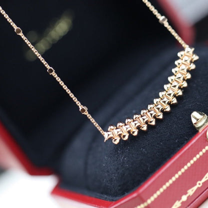 [Joyas Regalia] COLLAR CLASH DE ORO ROSA 