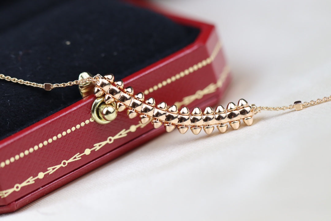 [Joyas Regalia] COLLAR CLASH DE ORO ROSA 