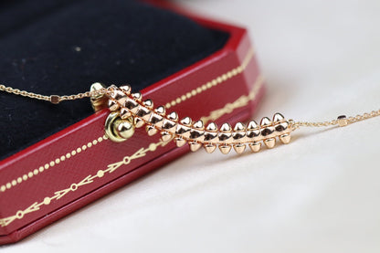 [Joyas Regalia] COLLAR CLASH DE ORO ROSA 