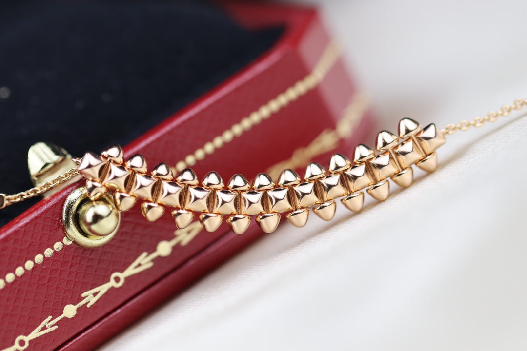[Joyas Regalia] COLLAR CLASH DE ORO ROSA 