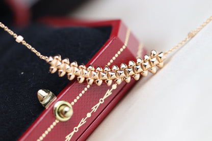 [Joyas Regalia] COLLAR CLASH DE ORO ROSA 