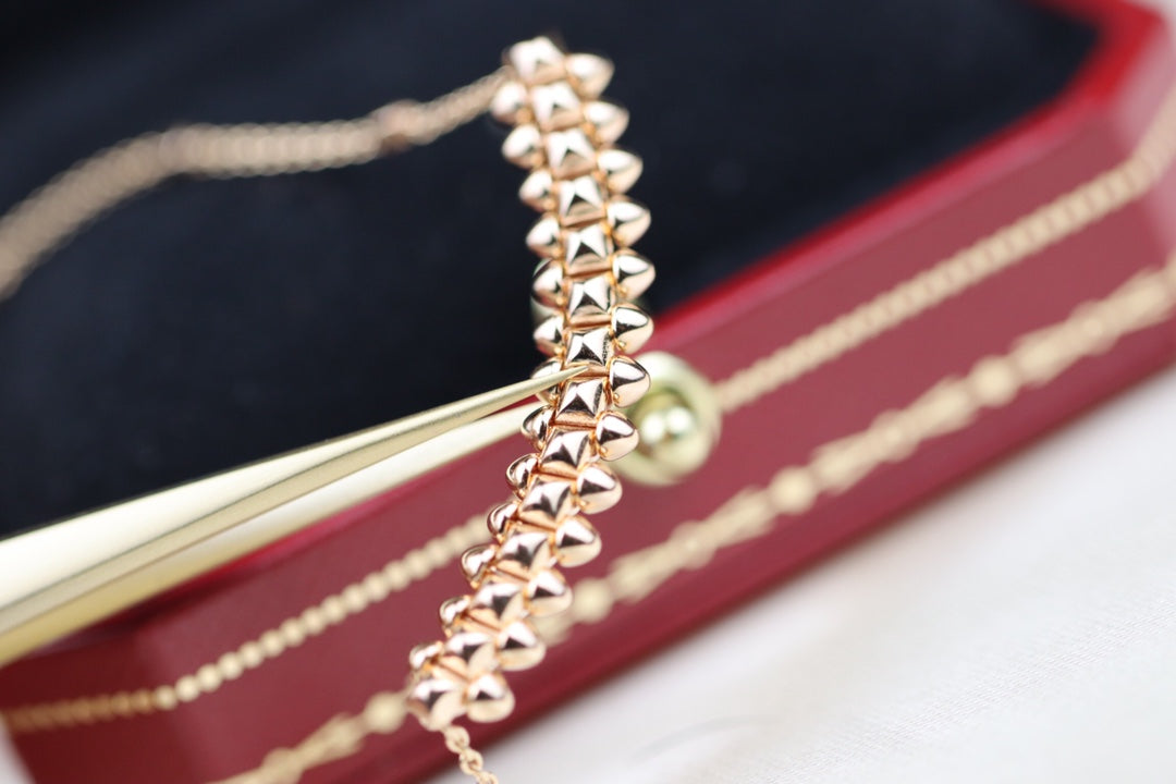 [Joyas Regalia] COLLAR CLASH DE ORO ROSA 