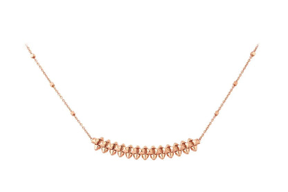 [Joyas Regalia] COLLAR CLASH DE ORO ROSA 