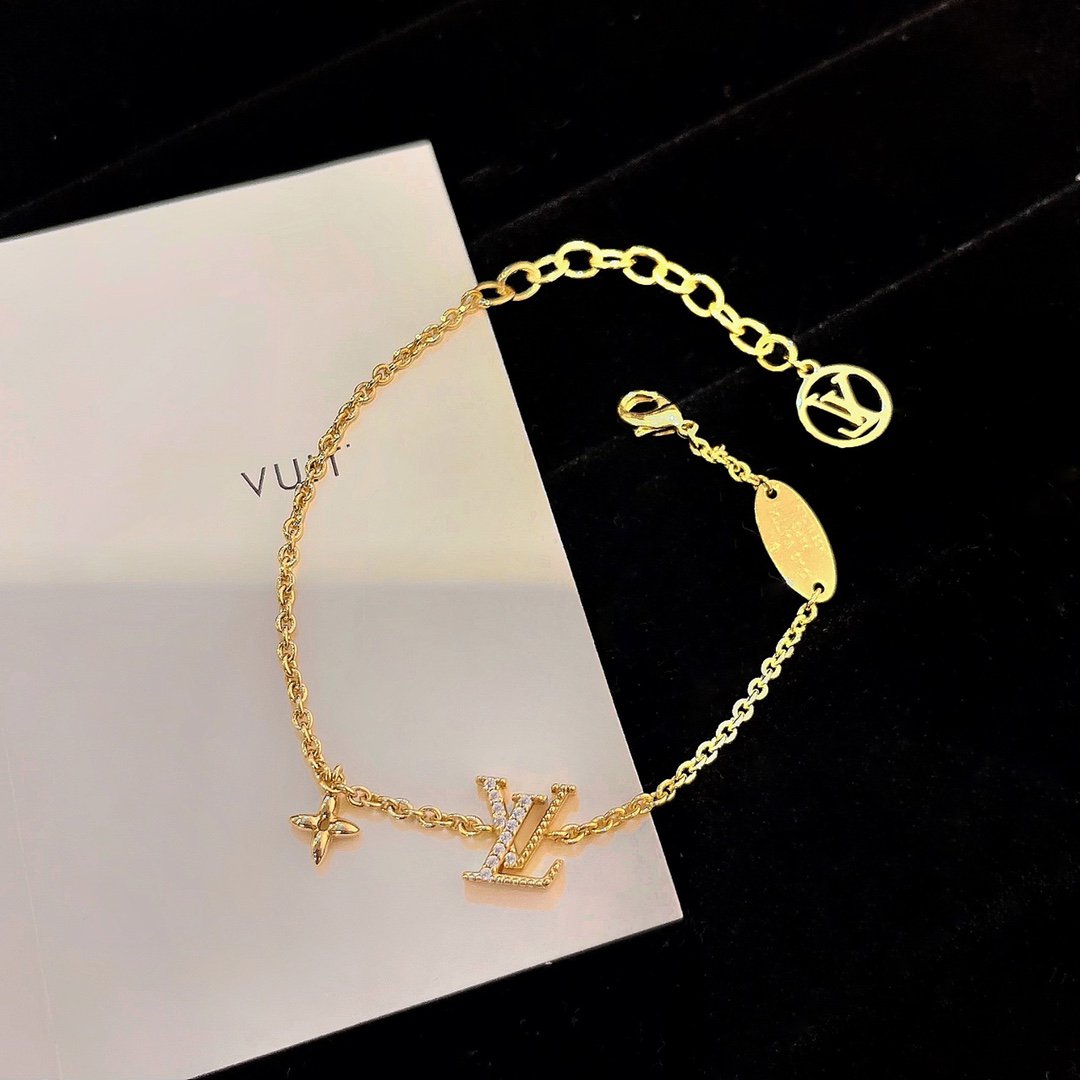 [Bijoux Regalia]BRACELET EN OR À MOTIF ÉTOILE AVEC LOGO