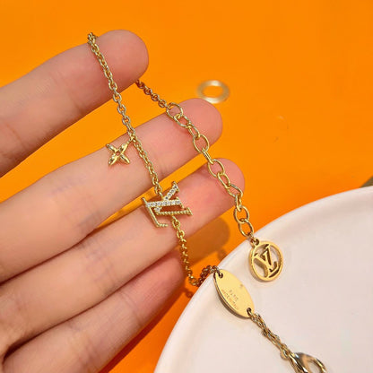 [Bijoux Regalia]BRACELET EN OR À MOTIF ÉTOILE AVEC LOGO