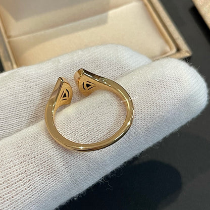 [Joyas Regalia]Anillo abierto Dream Malaquita Diamante