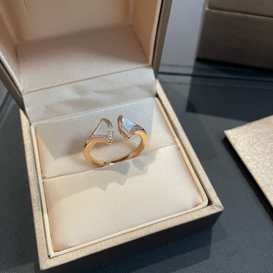 [Joyas Regalia]Anillo abierto Dream Mop con diamantes
