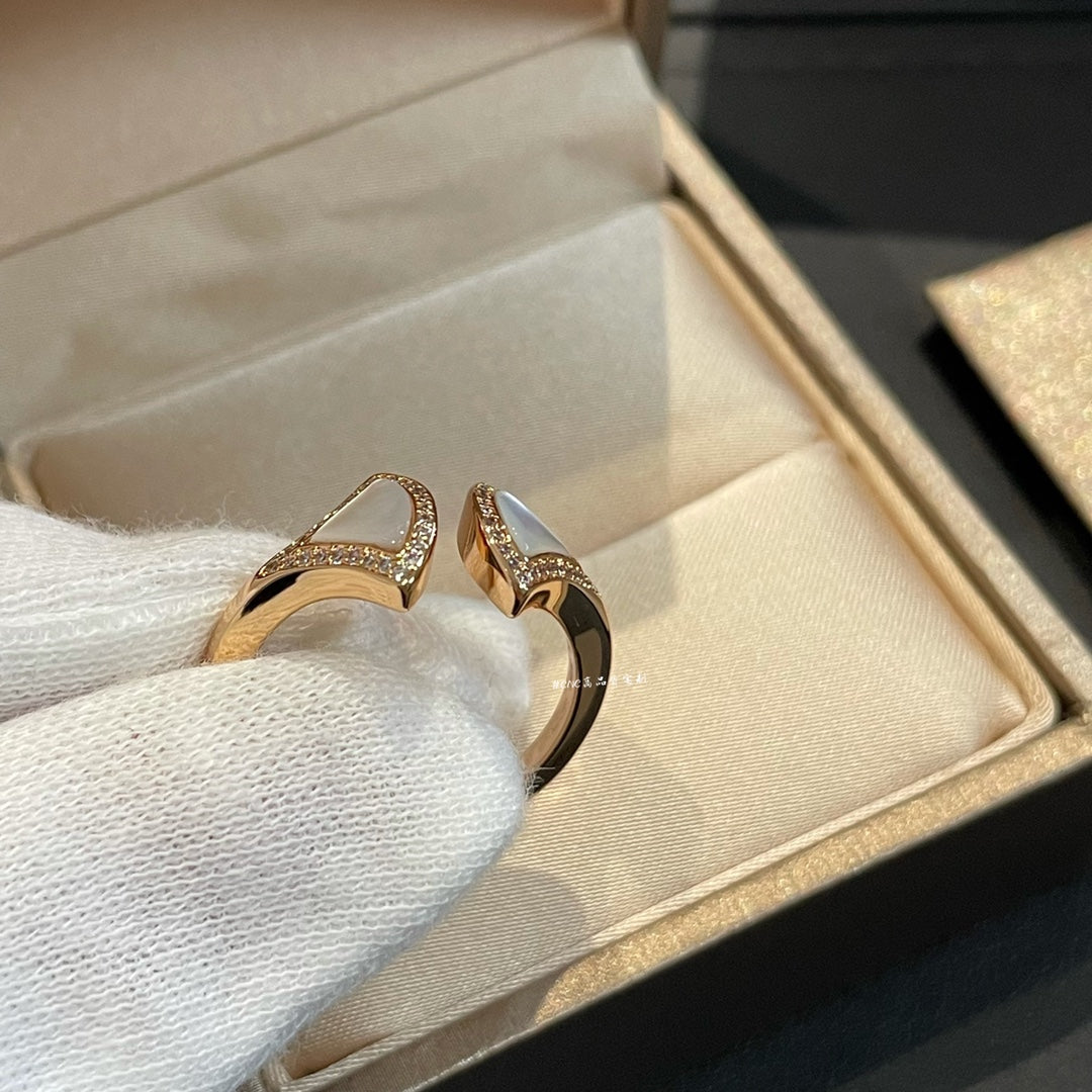 [Joyas Regalia]Anillo abierto Dream Mop con diamantes