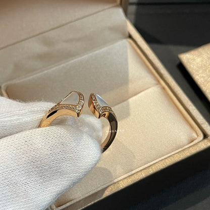 [Joyas Regalia]Anillo abierto Dream Mop con diamantes