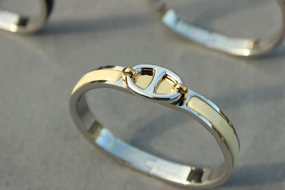 [Regalia jewelry]CLIC CHAINE SILVER BRACELET