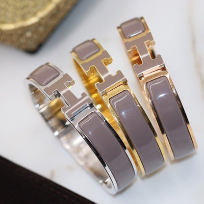[Bijoux Regalia] BRACELET H 12MM MARRON