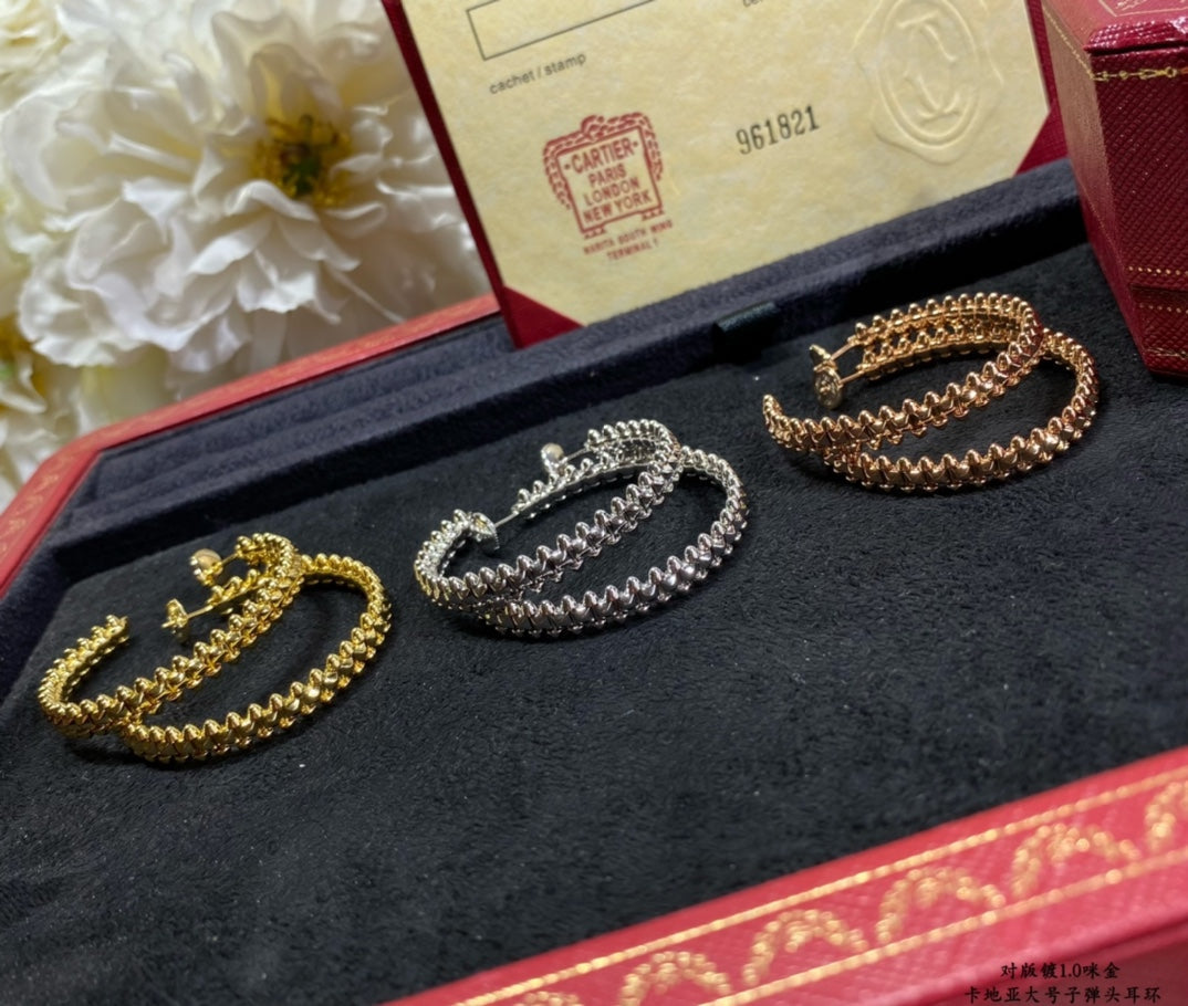 [Joyas Regalia] PENDIENTES DE ARO GRANDES CLASH