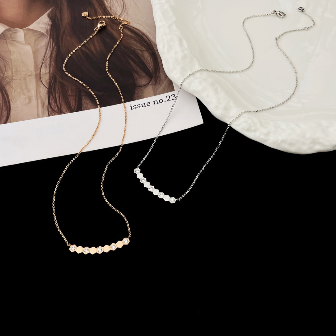 [Joyas Regalia] COLLAR DE DIAMANTES BEE MY LOVE