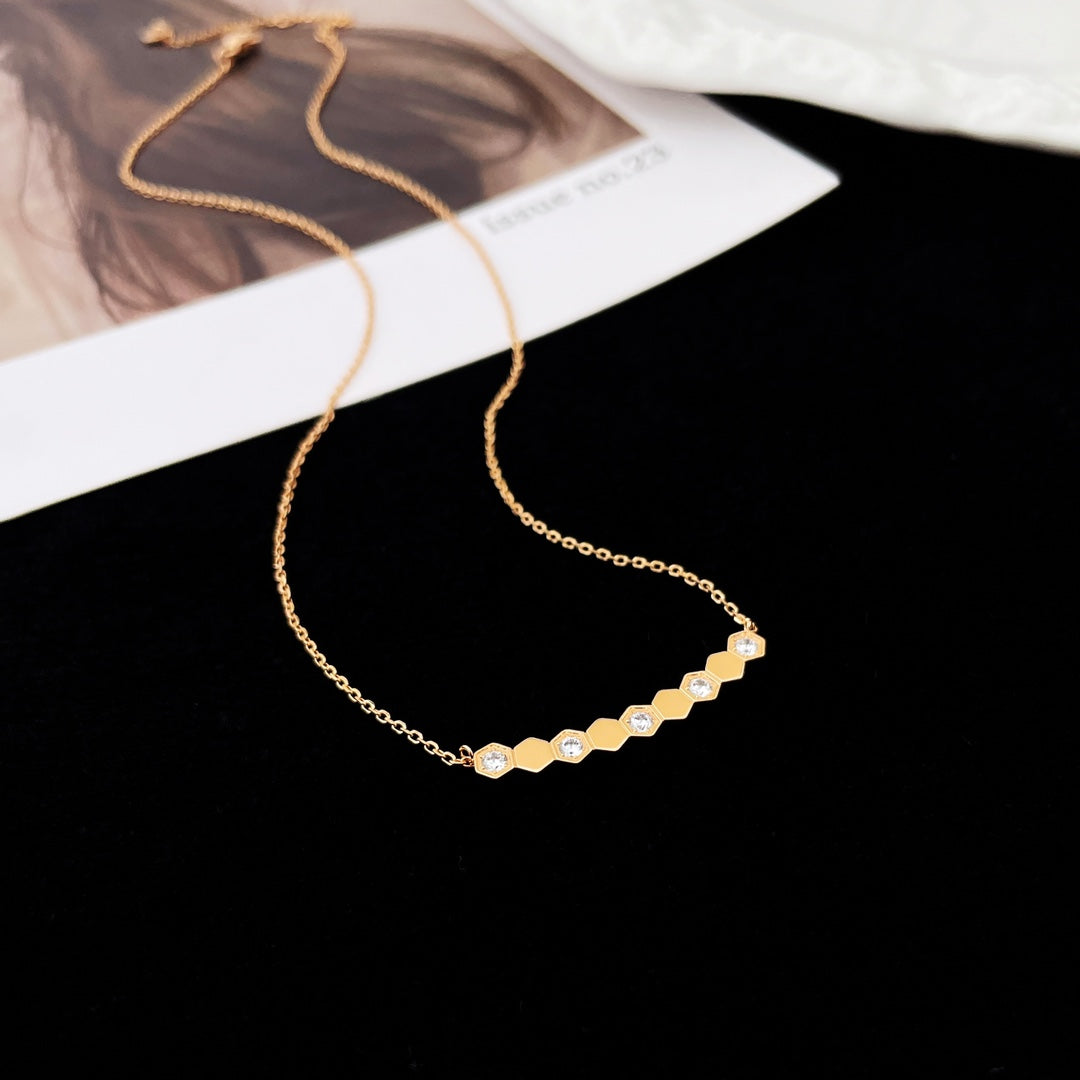 [Joyas Regalia] COLLAR DE DIAMANTES BEE MY LOVE