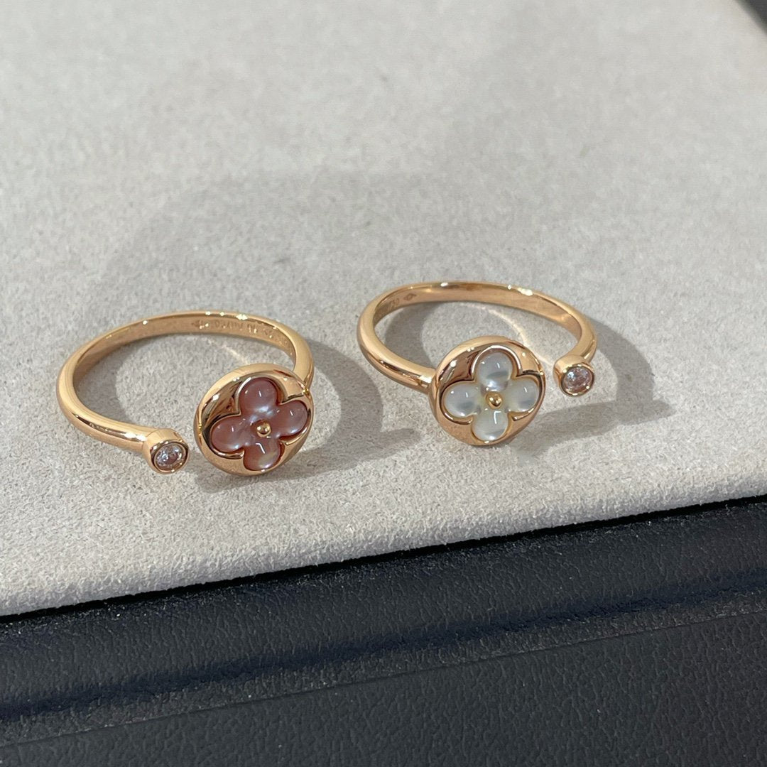 [Regalia jewelry]SUN 1 DIAMOND PINK MOP RING