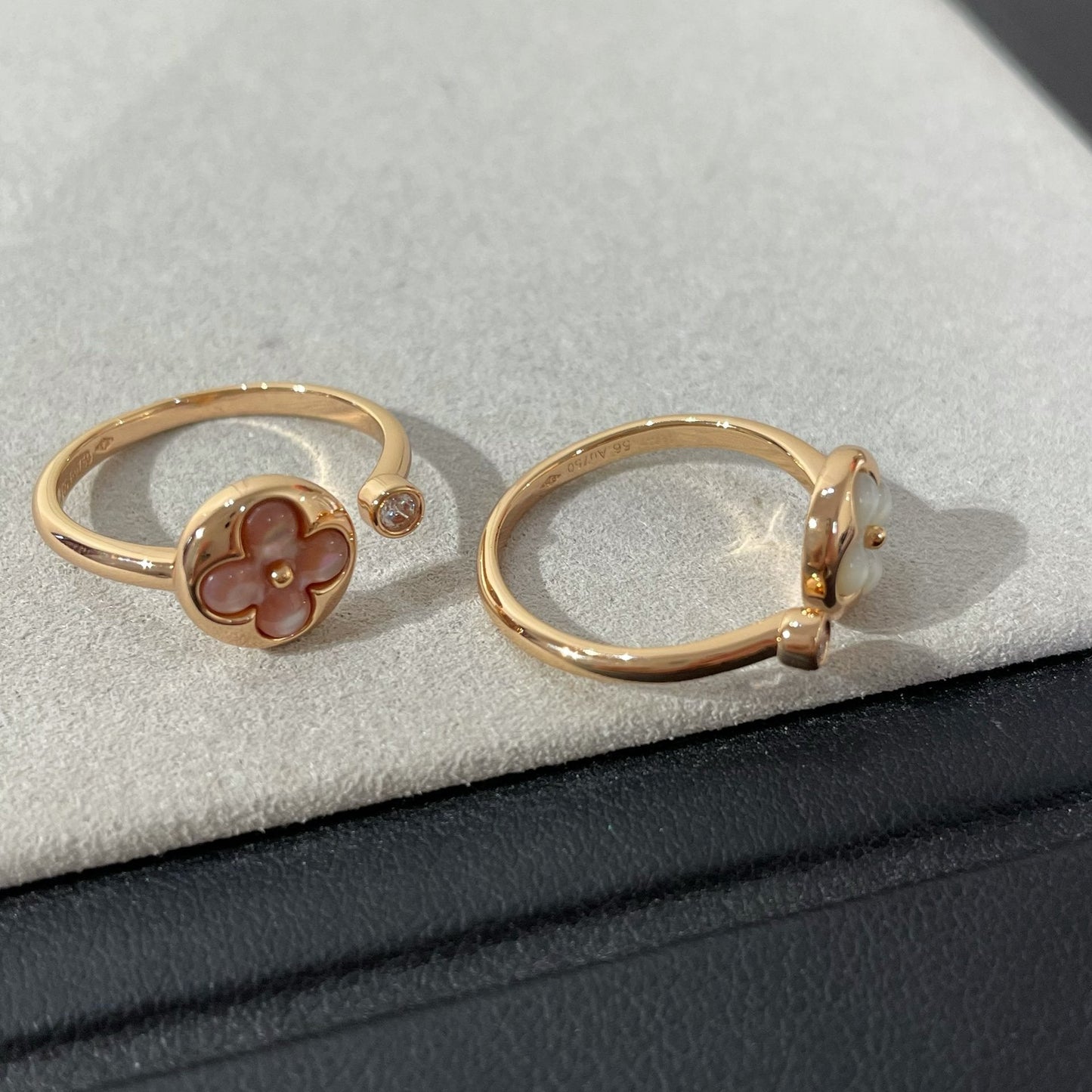 [Regalia jewelry]SUN 1 DIAMOND PINK MOP RING