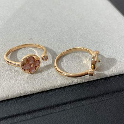 [Regalia jewelry]SUN 1 DIAMOND PINK MOP RING