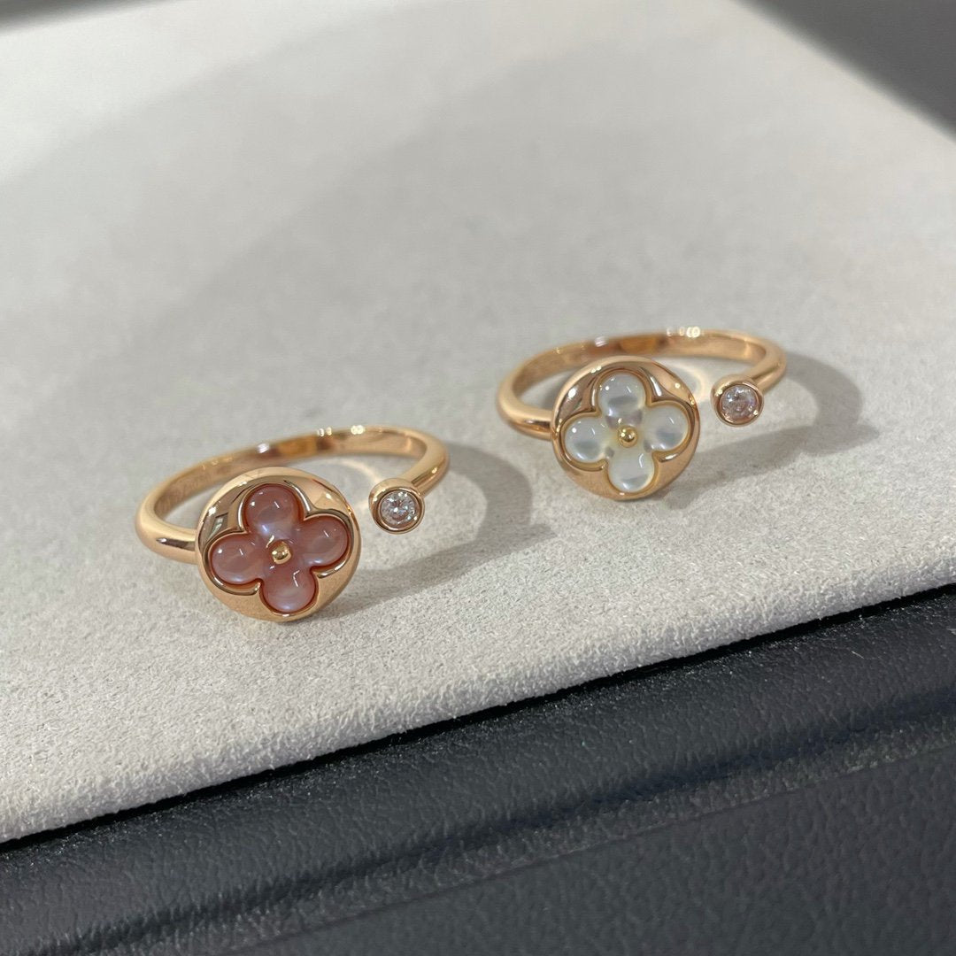 [Regalia jewelry]SUN 1 DIAMOND PINK MOP RING