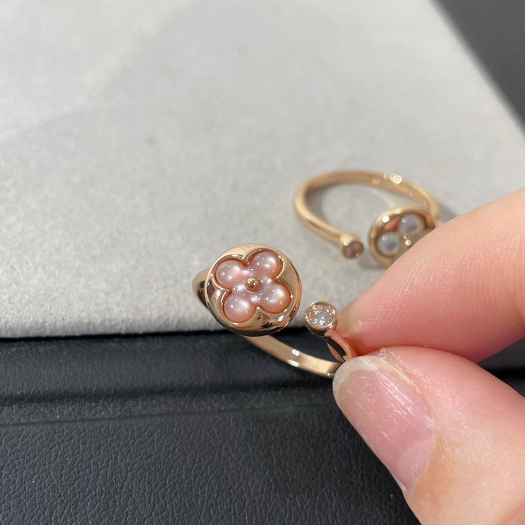 [Regalia jewelry]SUN 1 DIAMOND PINK MOP RING