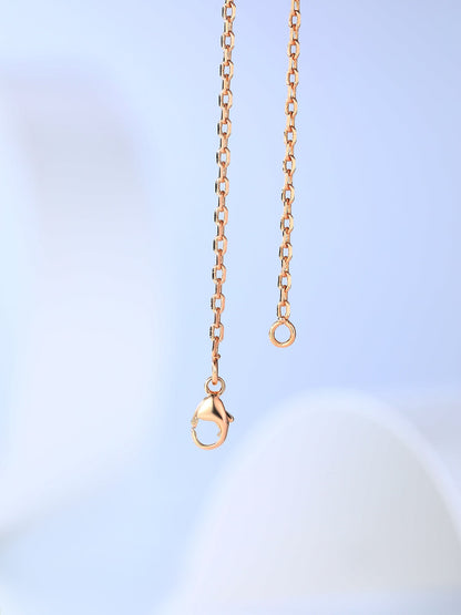 [Bijoux Regalia] COLLIER H CAGE EN OR ROSE