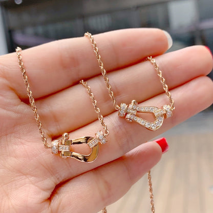 [Bijoux Regalia] COLLIER FORCE 10 OR ROSE DIAMANT