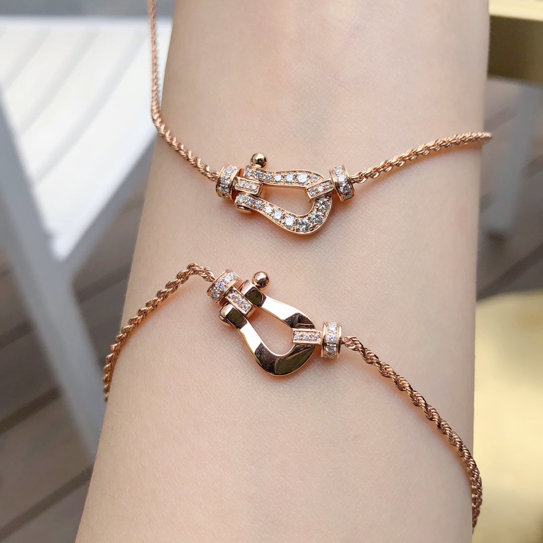 [Bijoux Regalia] COLLIER FORCE 10 OR ROSE DIAMANT