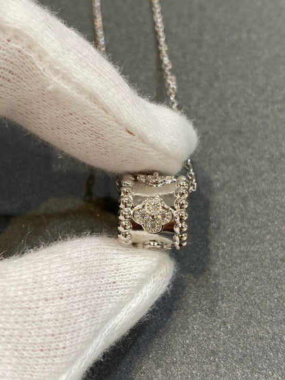 [Bijoux Regalia] COLLIER PENDENTIF PERLEE ARGENT DIAMANT 