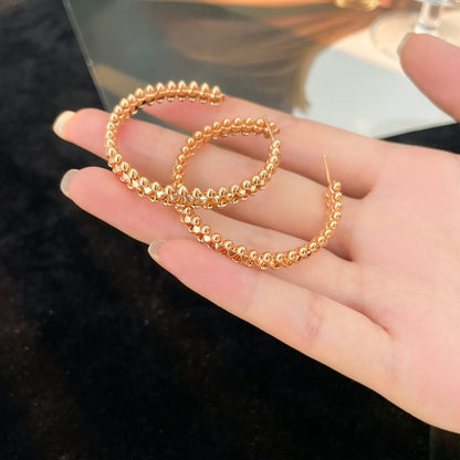 [Bijoux Regalia]Boucles d'oreilles créoles CLASH 