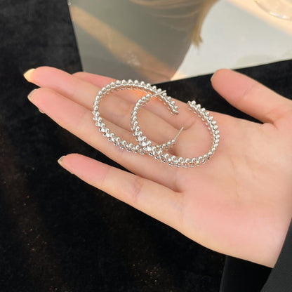 [Bijoux Regalia]Boucles d'oreilles créoles CLASH 