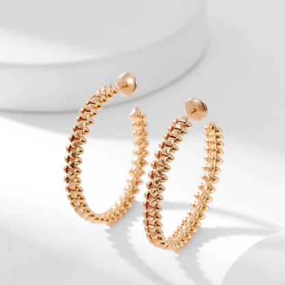 [Bijoux Regalia]Boucles d'oreilles créoles CLASH 